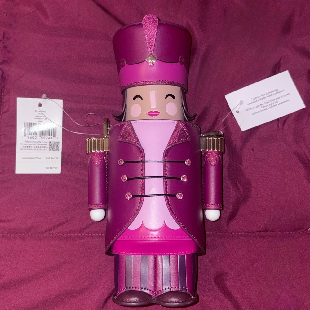 Kate Spade Pink Nutcracker Shoulder Bag